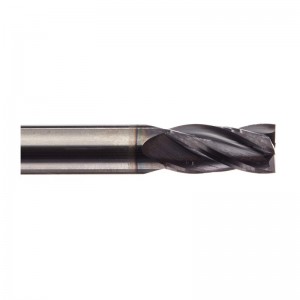 Solid Premium Carbide End Mill, ALTiN Coated, 4 Flute, 3/16 \