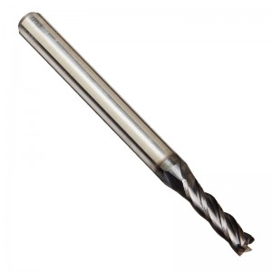 Solid Premium Carbide End Mill, AlTiN Coated, 4 Flute, 3/32 \