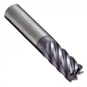 Carbide Square Nose End Mill, TIALN Multilayer Finish, 40 Deg Helix, 6 Flutes, 3 \